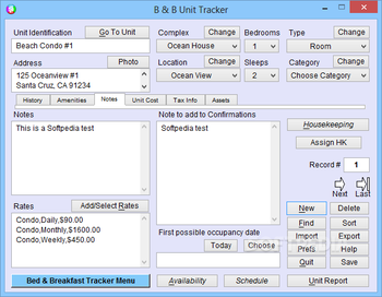 Bed & Breakfast Tracker Plus screenshot 10