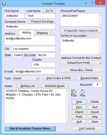 Bed & Breakfast Tracker Plus screenshot 19