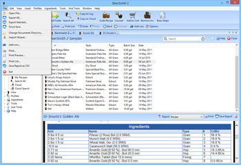 BeerSmith screenshot 2