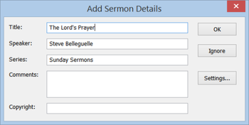 Behest Sermon Recorder screenshot 2