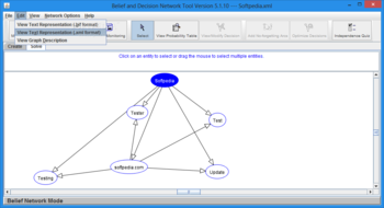 Belief and Decision Network Tool screenshot 3