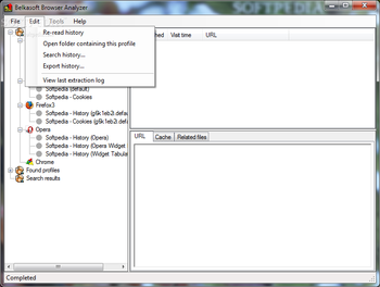 Belkasoft Browser Analyzer screenshot 2