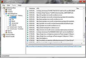 Belkasoft Browser Analyzer Standard screenshot