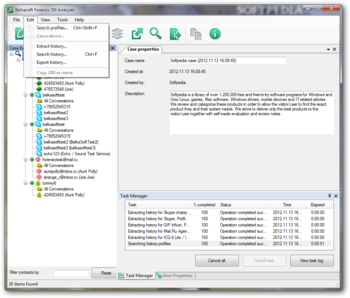 Belkasoft Forensic IM Analyzer screenshot 4