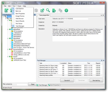 Belkasoft Forensic IM Analyzer screenshot 5