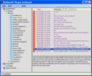 Belkasoft ICQ Analyzer screenshot 3