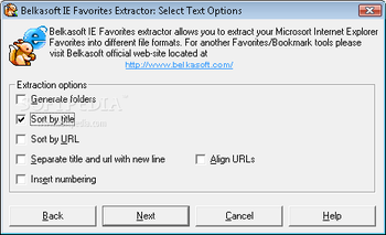 Belkasoft IE Favorites Extractor screenshot 2