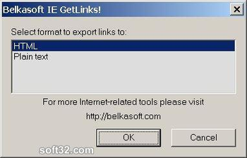 Belkasoft IE GetLinks screenshot 2