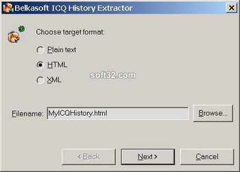 Belkasoft MSN History Extractor screenshot 2