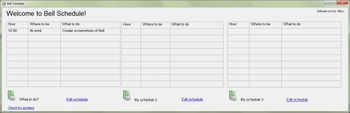 Bell Schedule screenshot