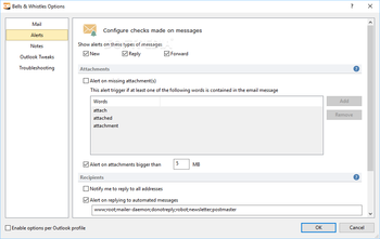 Bells & Whistles for Outlook screenshot 8