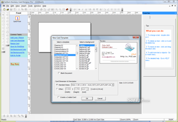 Belltech Business Card Designer Pro screenshot 2