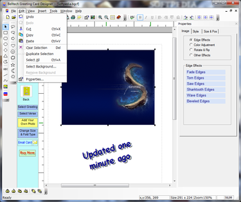 Belltech Greeting Card Designer screenshot 5