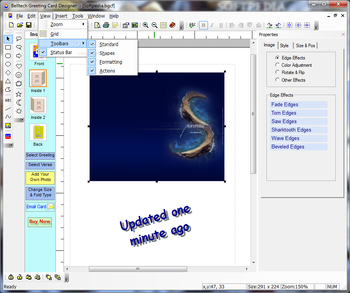 Belltech Greeting Card Designer screenshot 6