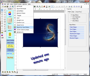 Belltech Greeting Card Designer screenshot 7