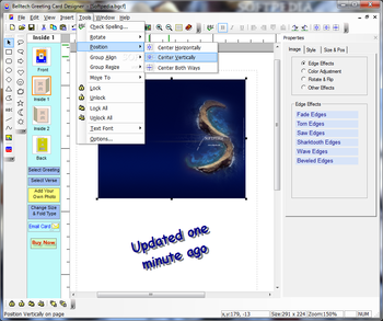 Belltech Greeting Card Designer screenshot 8