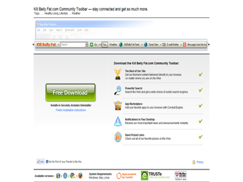 Belly Fat Toolbar screenshot