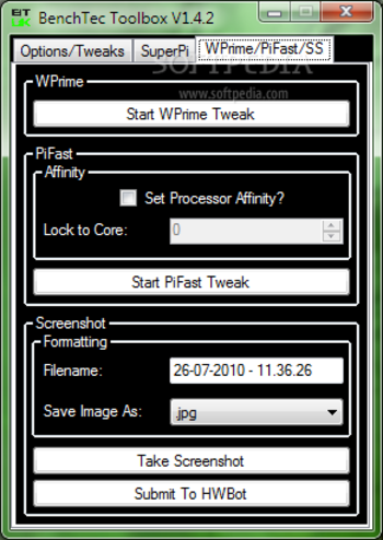 BenchTec Toolbox screenshot 3