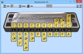 Bendometer PS screenshot