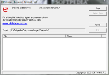 Benjamin Removal Tool screenshot