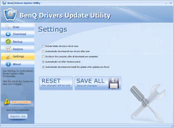 BenQ Drivers Update Utility screenshot 3