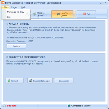 BenQ Laptop to Hotspot Converter screenshot 5