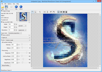 BenVista PhotoZoom Classic screenshot