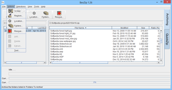 BeoZip screenshot 2