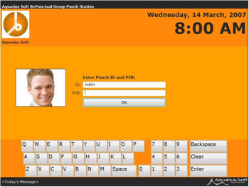 BePunctual Group Punch Station screenshot