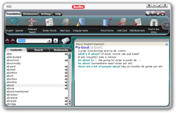 Berlitz Basic Dictionary English-Spanish & Spanish-English screenshot