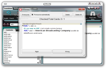 Berlitz Standard Dictionary English-French & French-English screenshot 2