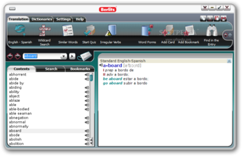 Berlitz Standard Dictionary English-Spanish & Spanish-English screenshot