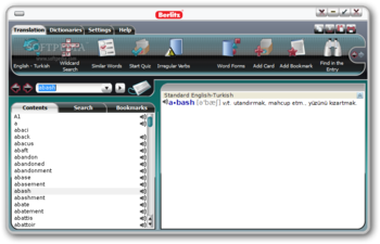 Berlitz Standard Dictionary English-Turkish & Turkish-English screenshot