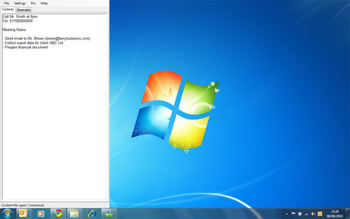 Beryl Quick Notes screenshot