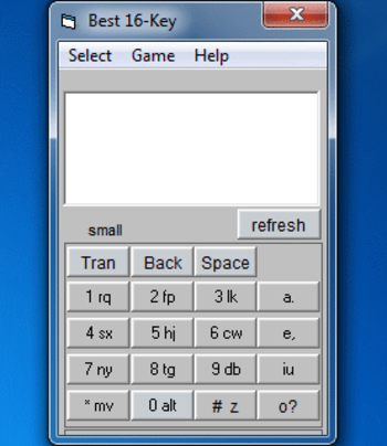 Best 16-Key Typing screenshot