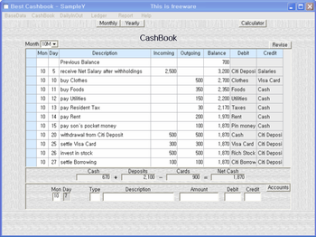 Best CashBook screenshot