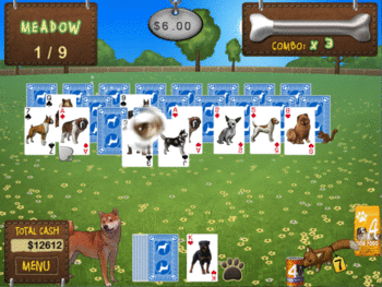 Best in Show Dog Solitaire demo screenshot