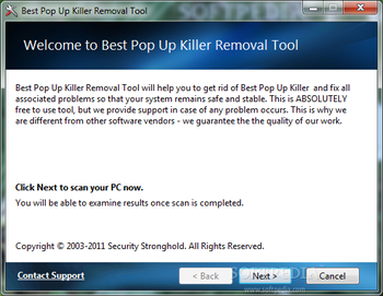 Best Pop Up Killer Removal Tool screenshot