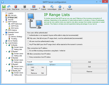 Best SMTP Server (formerly 1st Mail Server) screenshot 3