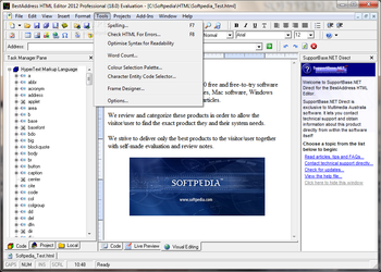 BestAddress HTML Editor Professional 2012 screenshot 4