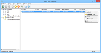 BestCrypt screenshot