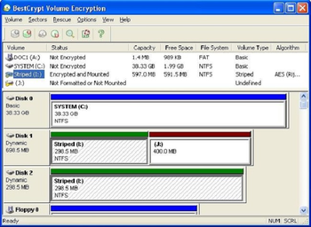 BestCrypt Volume Encryption screenshot 2