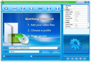 Bestel 3GP Video Converter screenshot 2