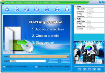 Bestel 3GP Video Converter screenshot 3