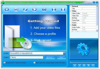 Bestel PSP Video Converter screenshot 3