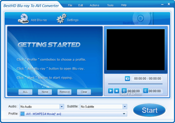 BestHD Blu-Ray to AVI Converter screenshot 3