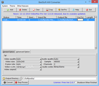 BestSoft AVI Converter screenshot 2
