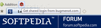 Better BugMeNot screenshot