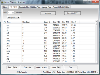Better Directory Analyzer screenshot 2