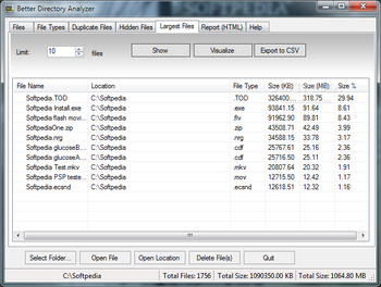 Better Directory Analyzer screenshot 5